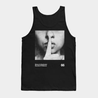 Sound of Silence || Classic 80s BW Tank Top